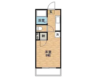 グレイス荒田壱番館【303号室】の間取り