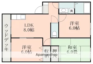サンガーデン園【1階】の間取り