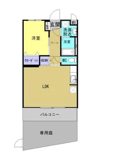 BASIC B.L.D 隼人【1階】の間取り