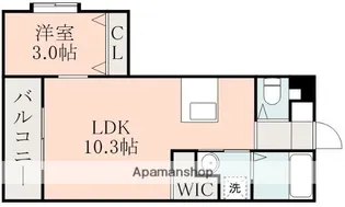 LAZONA【4階】の間取り