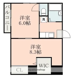 松田ビル【301号室】の間取り