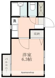 サンパティーク下荒田【2階】の間取り