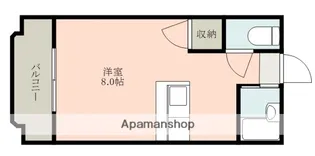 サンパティーク下荒田【4階】の間取り