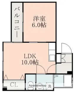上之園ハイツ【2階】の間取り