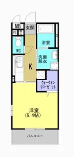 ルシエル鹿大前【2階】の間取り