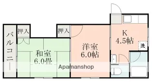 サンテラス宇宿【2階】の間取り