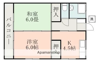 池田アパート【2階】の間取り