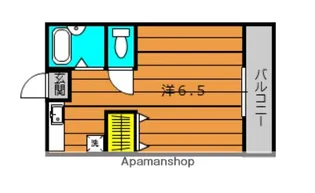 サンハイツ坂之上【103号室】の間取り