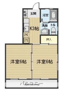 永秀ハイツⅢ【106号室】の間取り