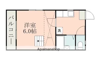 寺田コーポ【1号室】の間取り