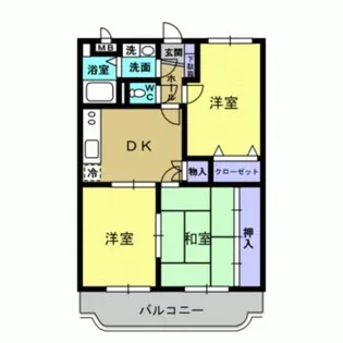 コーポラスソレイユ【3階】の間取り