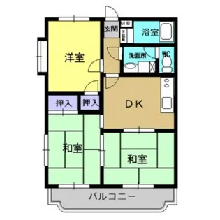 パストラールII【3階】の間取り