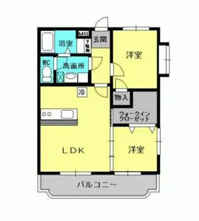 パストラールII【403号室】の間取り