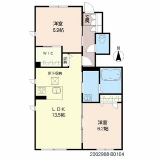 スリーゼⅣ【1階】の間取り