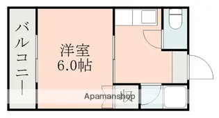 ホワイトキャッスル壱番館【4階】の間取り