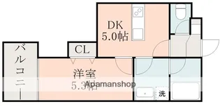レガリア南新町【2階】の間取り