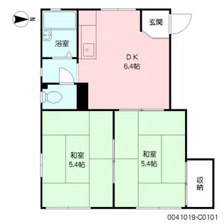 フレグランス垂水 C棟【1階】の間取り