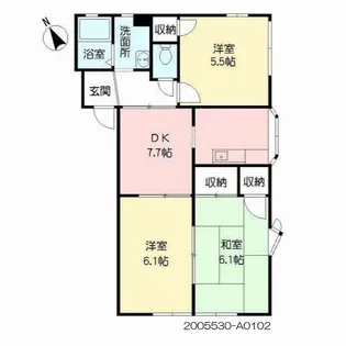 フレグランスY【1階】の間取り