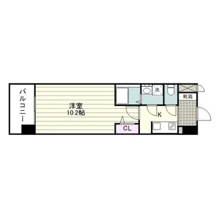 SーRESIDENCE新町AGOG【0105号室】の間取り