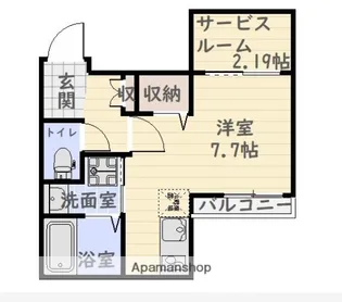 STEP ONE【4階】の間取り