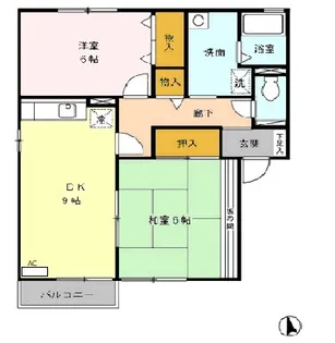 セジュール・エスポワ A棟【1階】の間取り