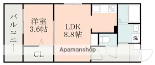 BLISTOL.K【1階】の間取り