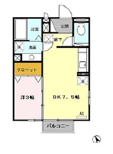 メゾン・ラフィーネ【2階】の間取り
