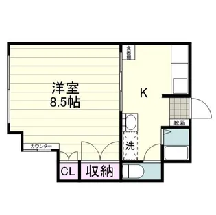 カーサ鴨池【0502号室】の間取り