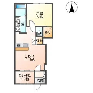 A・グランドパレスⅡ【1階】の間取り