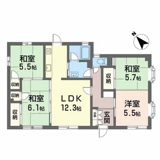 コンサルジュM【1階】の間取り