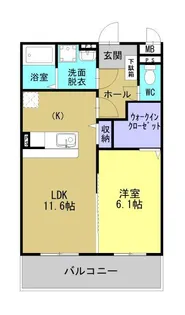 (仮)ベーシック田上6丁目265【201号室】の間取り