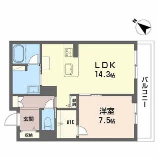 シャーメゾンプレミア鹿児島駅前【3階】の間取り