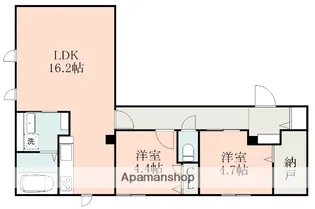 フォルトゥーナⅡ【1階】の間取り