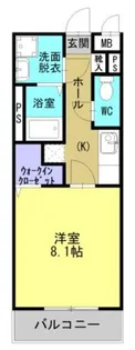 CASAあいら【3階】の間取り