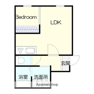 稲荷ノアレジデンス【2階】の間取り