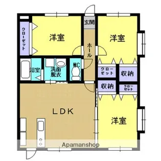 ディアメゾン【3階】の間取り