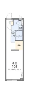 アルクOCEANBLUE【103号室】の間取り