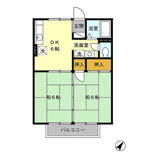 プレジールHAYATO【2階】の間取り