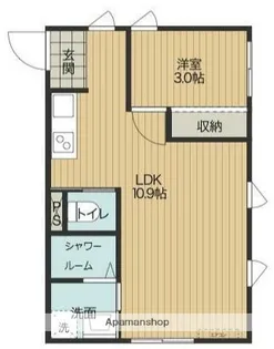 モニカハウス【202号室】の間取り