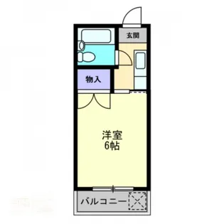 スカイコーポ上拾石【203号室号室】の間取り