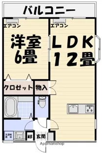 サンハイム優羽【3階】の間取り