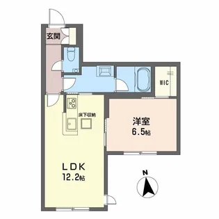 シャーメゾン 武【1階】の間取り