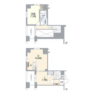 MAISON DE N【0702号室】の間取り