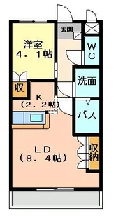 プランドール【1階】の間取り