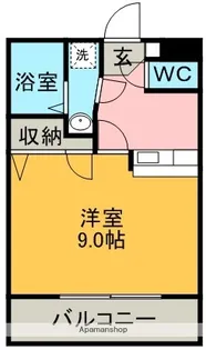 プレファランス鷹師【4階】の間取り