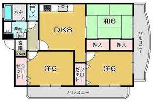 スピカ33【0401号室】の間取り