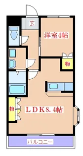 エスペラント・J【203号室】の間取り