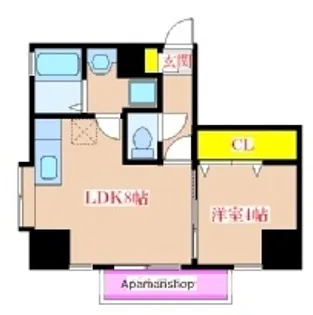 さくらヒルズ千日町【3階】の間取り
