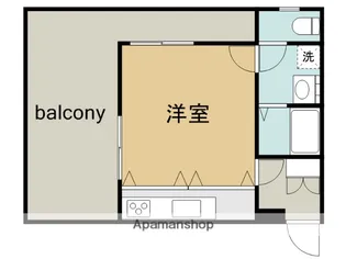 DOMUS STYLE【402号室】の間取り