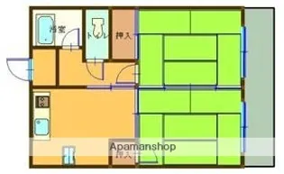 城山第二ビル【5階】の間取り